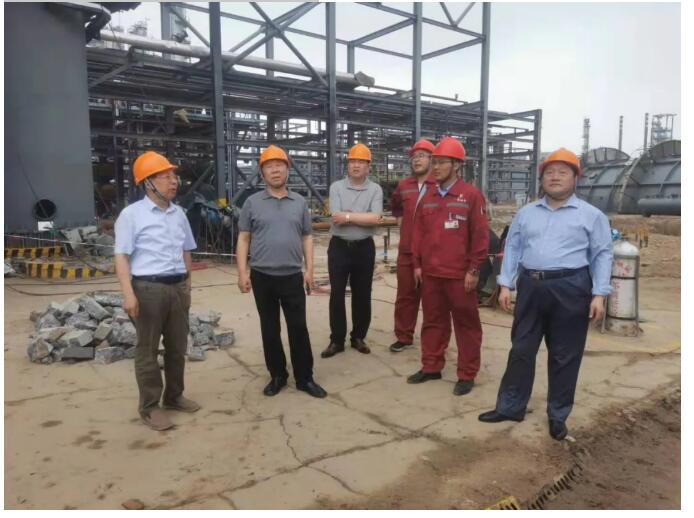 滕鴻儒董事長到一滕建設(shè)集團(tuán)東營分公司調(diào)研指導(dǎo)工作